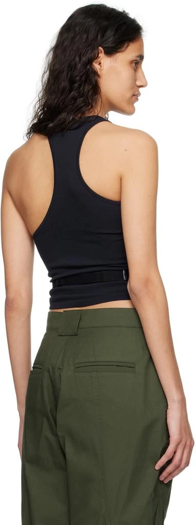 Hyein Seo Navy Crescent Knit Tank Top 3