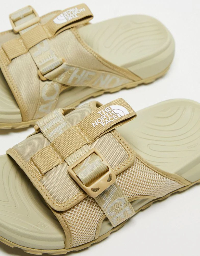 The North Face The North Face Explore Camp chunky slider in beige 2