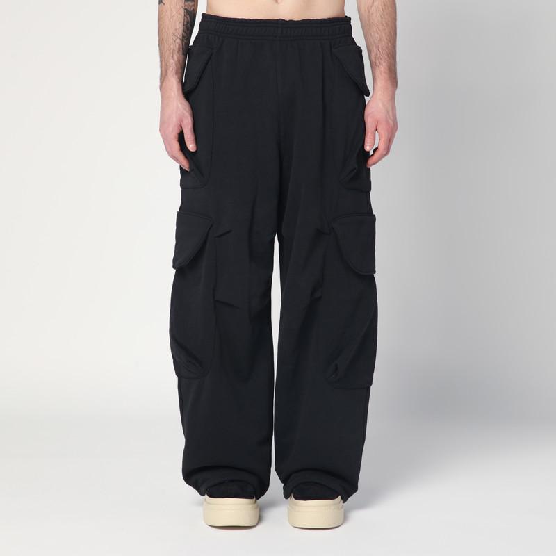 Entire Studios Cotton black cargo trousers