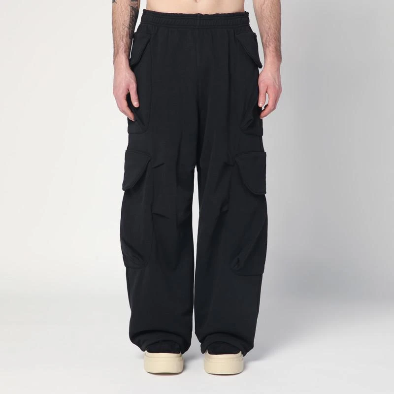 Entire Studios Cotton black cargo trousers 1