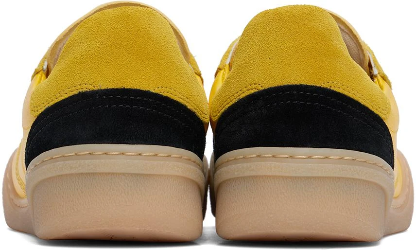 Acne Studios Yellow & Black Lace-Up Sneakers 2