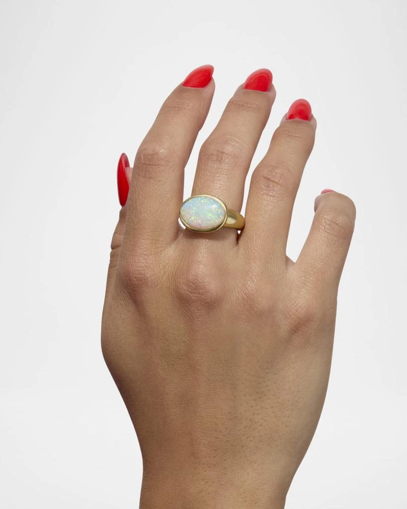 Stevie Wren 18K Yellow Gold Large Cabochon Gumdrop Statement Ring 2