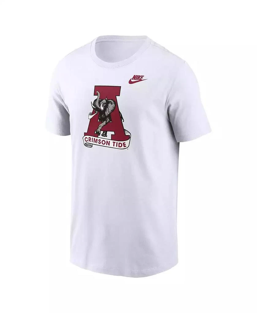NIKE Men's White Alabama Crimson Tide Legacy Alternate Logo T-Shirt 3