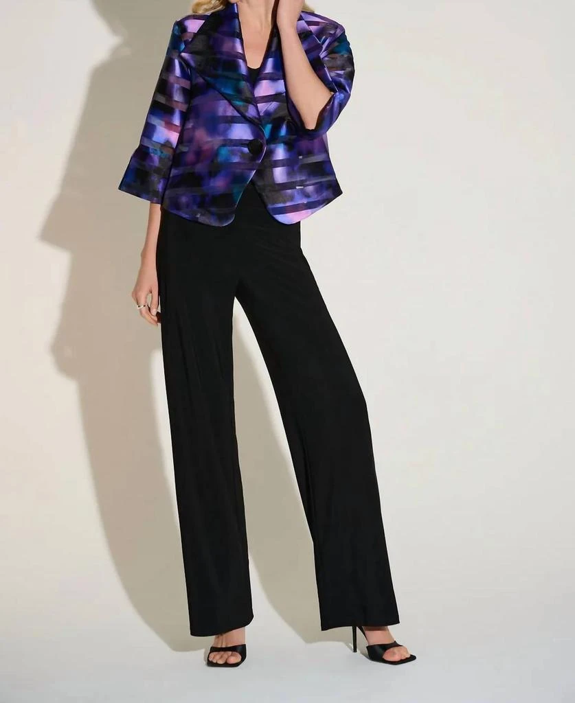 JOSEPH RIBKOFF Joseph Ribkoff - Abstract Print Swing Style Blazer 4