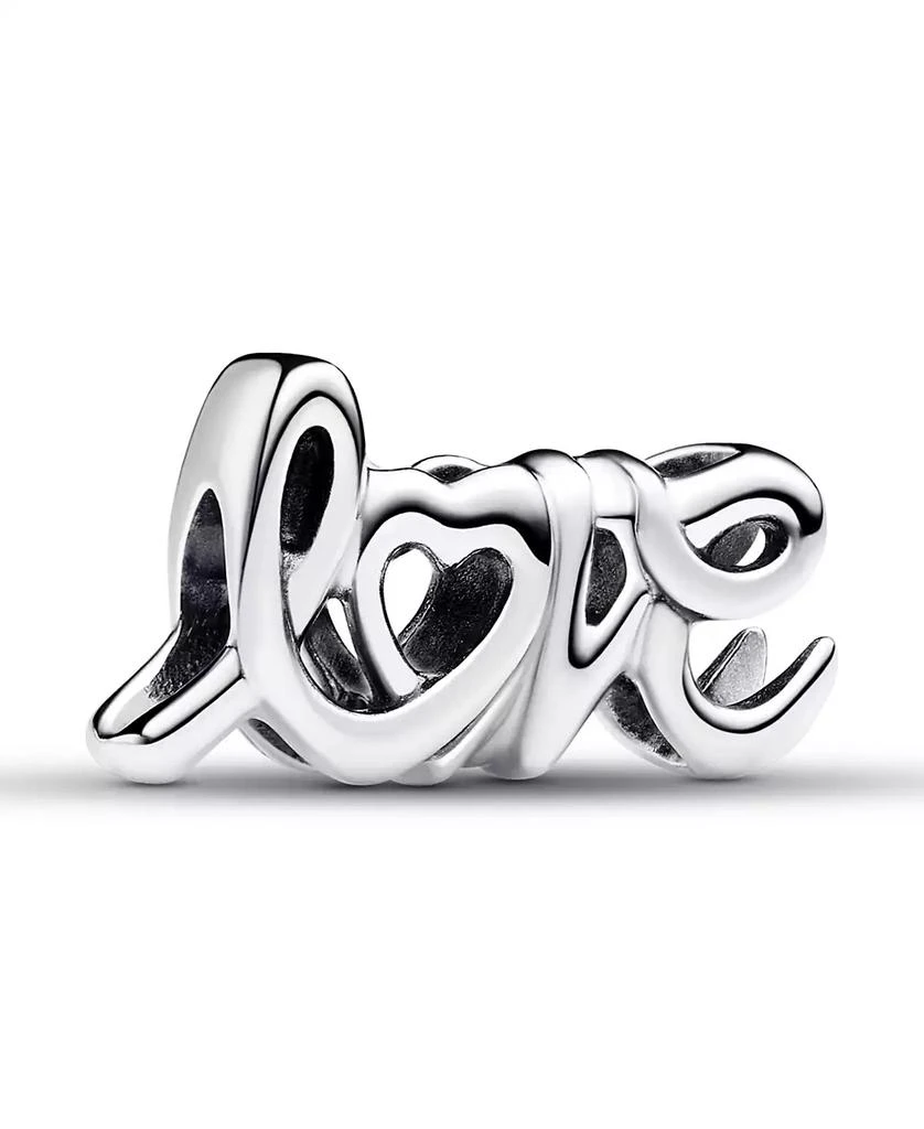 PANDORA Sterling Silver Handwritten "Love" Charm