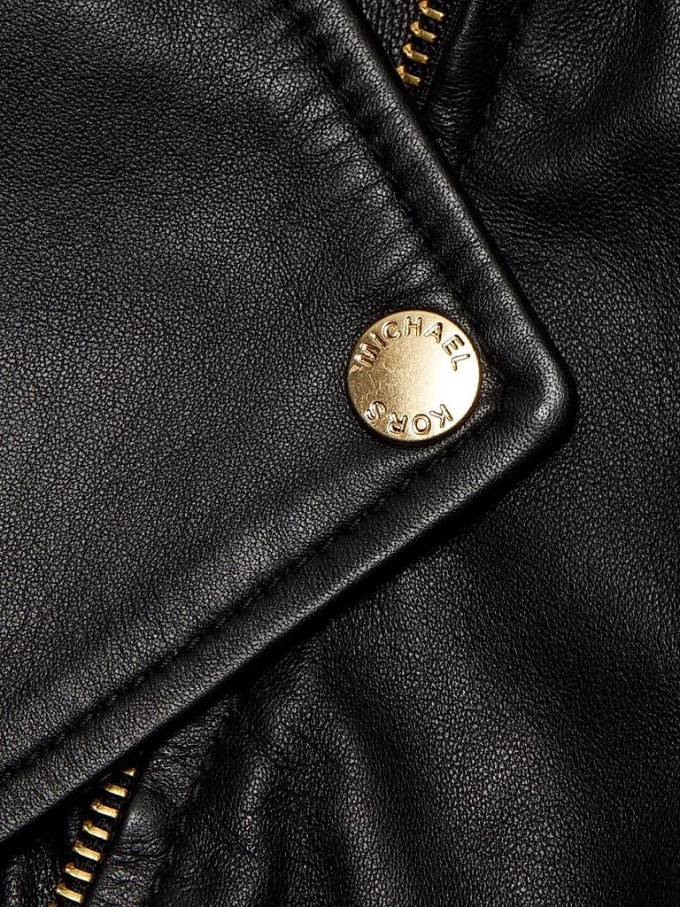 Michael Kors Leather Moto Jacket 7