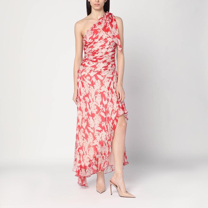 Victoria Beckham Women's One-Shoulder Draped Midi Dress