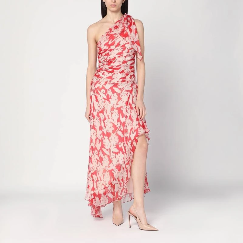 Victoria Beckham Women's One-Shoulder Draped Midi Dress 1