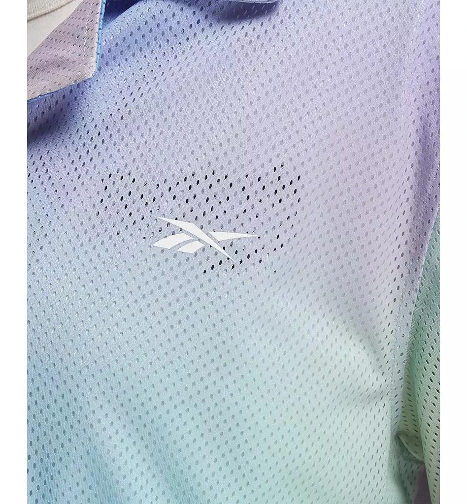 Reebok Men's Classics Dopamine Snap Front Short Sleeve Mesh Shirt 3