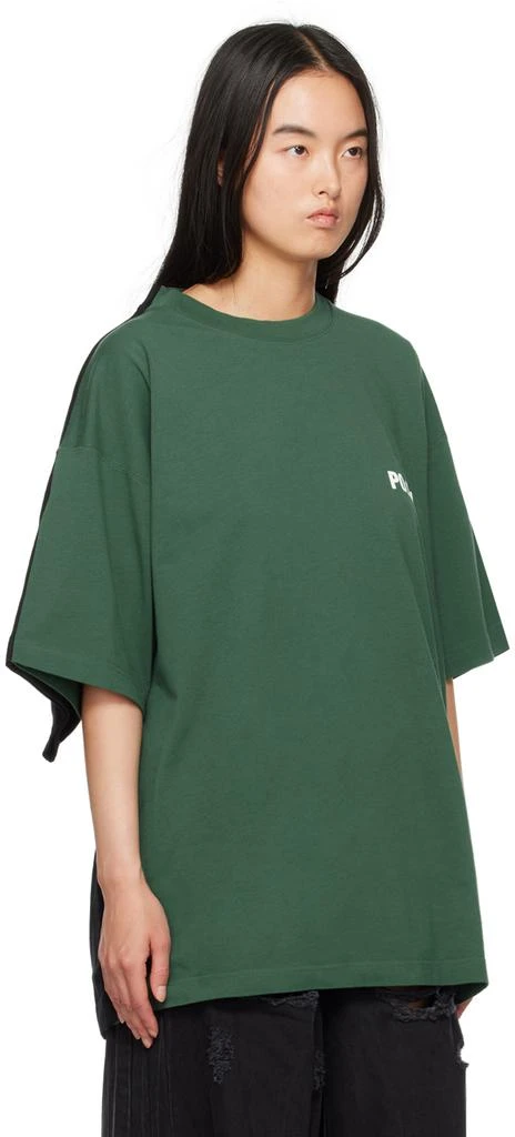 Vetements Green 'Polizei' & 'Securite' Double T-Shirt 4