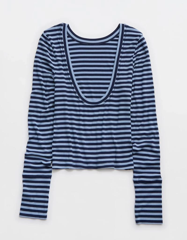 OFFLINE OFFLINE By Aerie Thumbs Up Ribbed Scoop Back T-Shirt 4