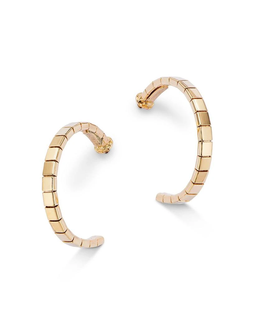Bloomingdale's Segmented Small Hoop Earrings in 14K Yellow Gold , Italy Campaign 1