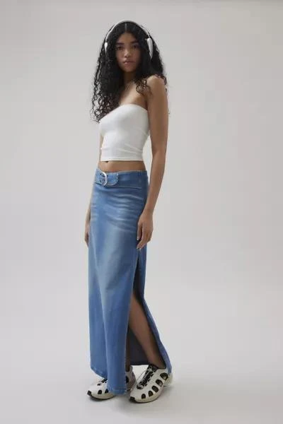 BDG BDG Missy Low-Rise Denim Maxi Skirt 1