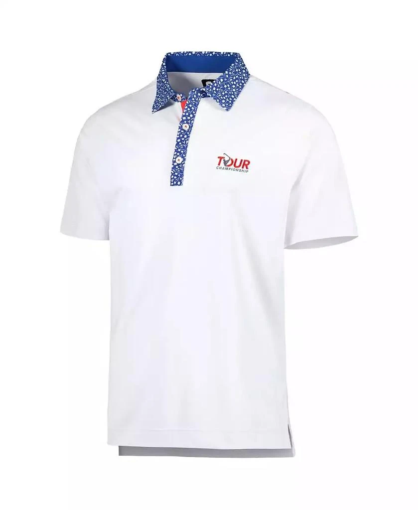 FootJoy Men's White TOUR Championship Tulip ProDry Polo 2