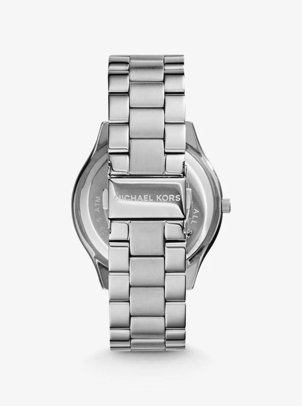Michael Kors Slim Runway Silver-Tone Watch 3
