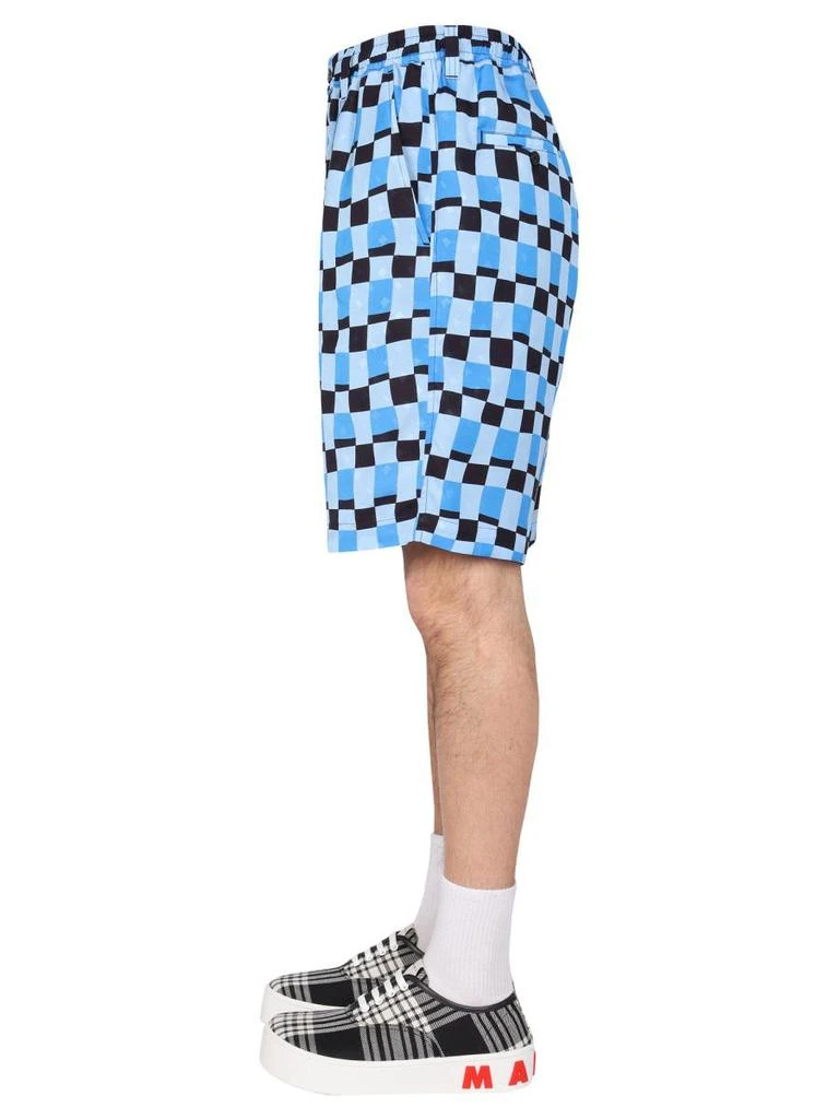 Marni Marni Check Print Bermuda Shorts 3