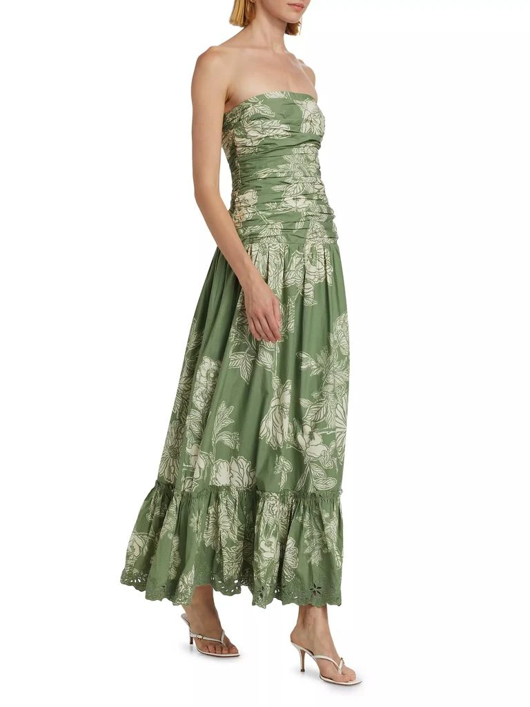 Hemant & Nandita Floral Cotton Off-The-Shoulder Maxi Dress 2