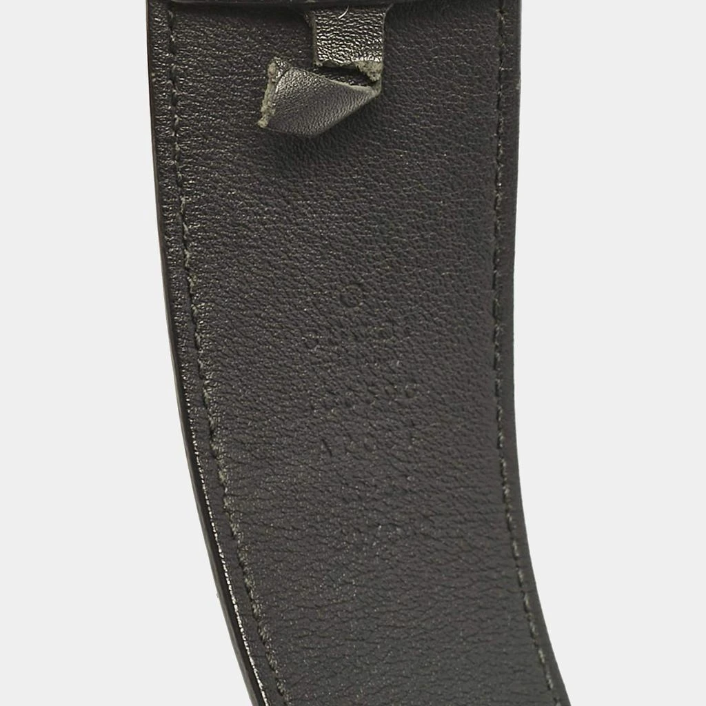 Gucci Gucci Black Leather GG Marmont Buckle Belt 80CM 5
