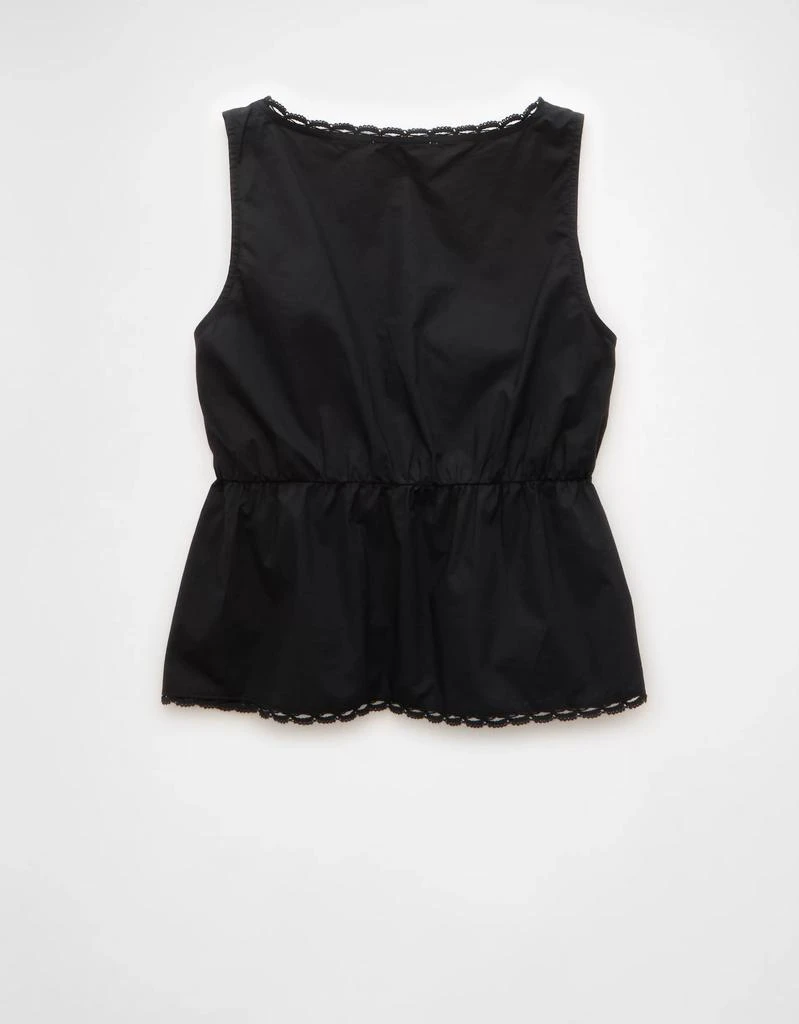 AE AE Tie Front Scoop Neck Flyaway Tank Top 4