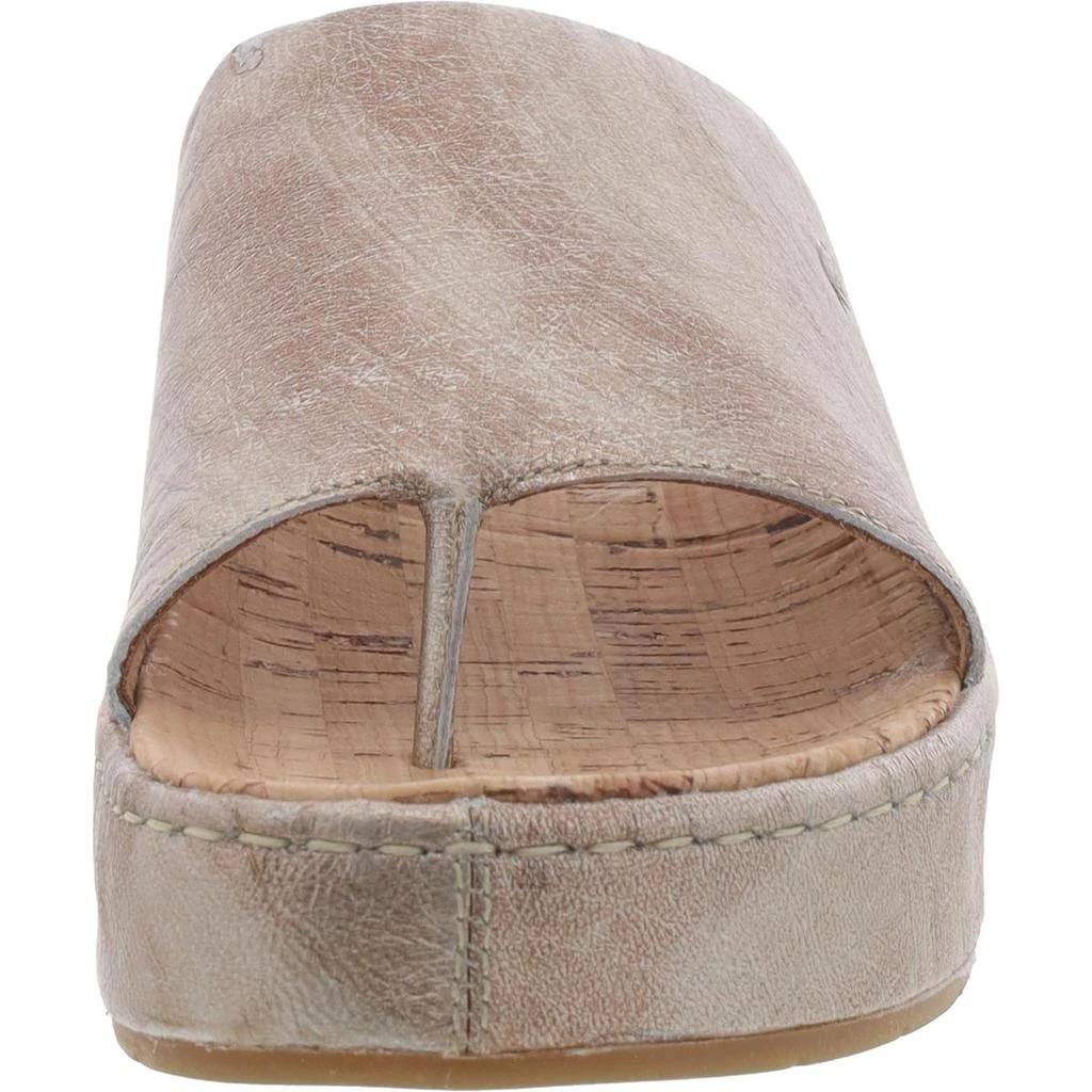 Born Womens Cork Slides Flatform Sandals 3