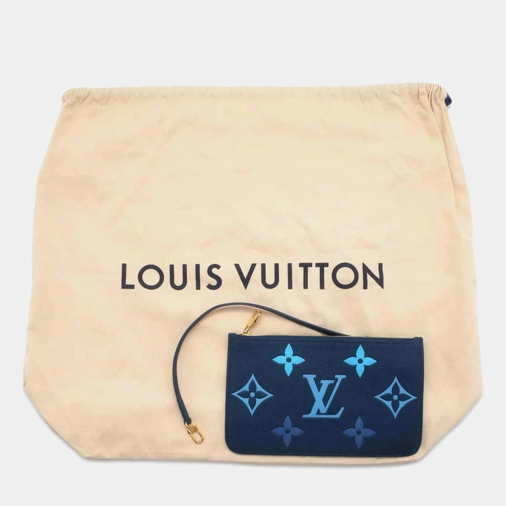 Louis Vuitton Louis Vuitton Blue Monogram Empreinte Leather Neverfull MM Tote Bag 9