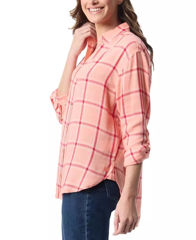 Gloria Vanderbilt Women's Amanda Roll-Tab-Sleeve Shirt 2