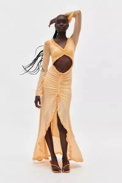 Shop AFRM Cat Ruched Semi-Sheer Maxi Dress on Sale at BeyondStyle  Get 46%  Off AFRM Cat Ruched Semi-Sheer Maxi Dress with Limited-Time Flash Deals,  Exclusive Discounts, and Special Offers. Enjoy Unbeatable