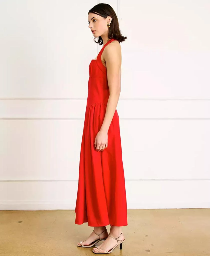 Line & Dot Women's Greta Halter Sleeveless Maxi Dress 3