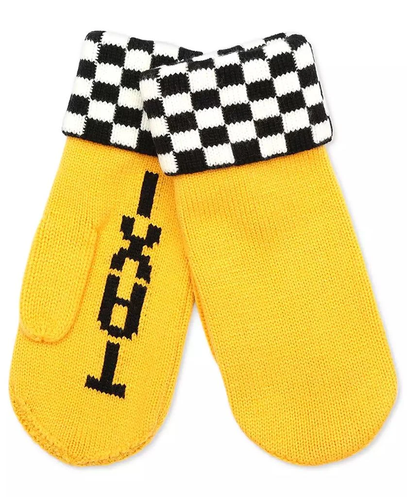 Kate Spade Women's Taxi Checkboard Mittens 1