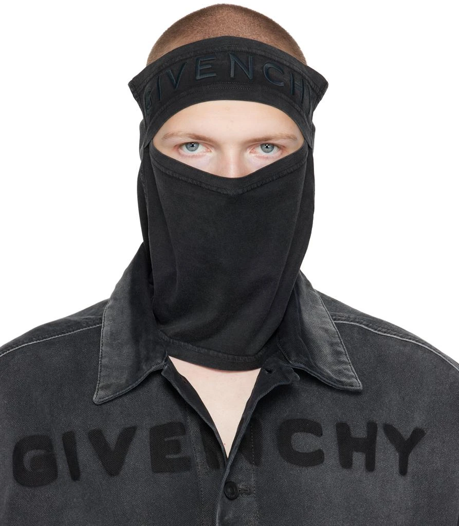 Givenchy Black Embroidered Balaclava 1