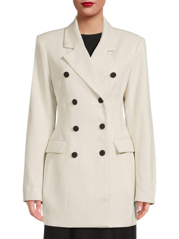 WeWoreWhat ​Peplum Wool-Blend Blazer