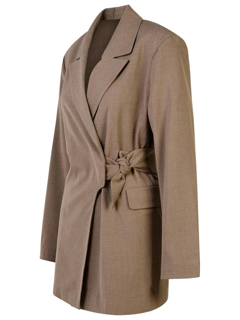 Ganni Ganni V-Neck Wrap Blazer 3