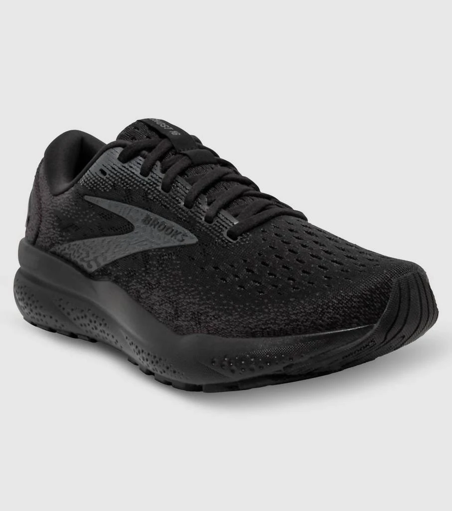 Brooks Women's Ghost 16 Shoes In Black/black/ebony