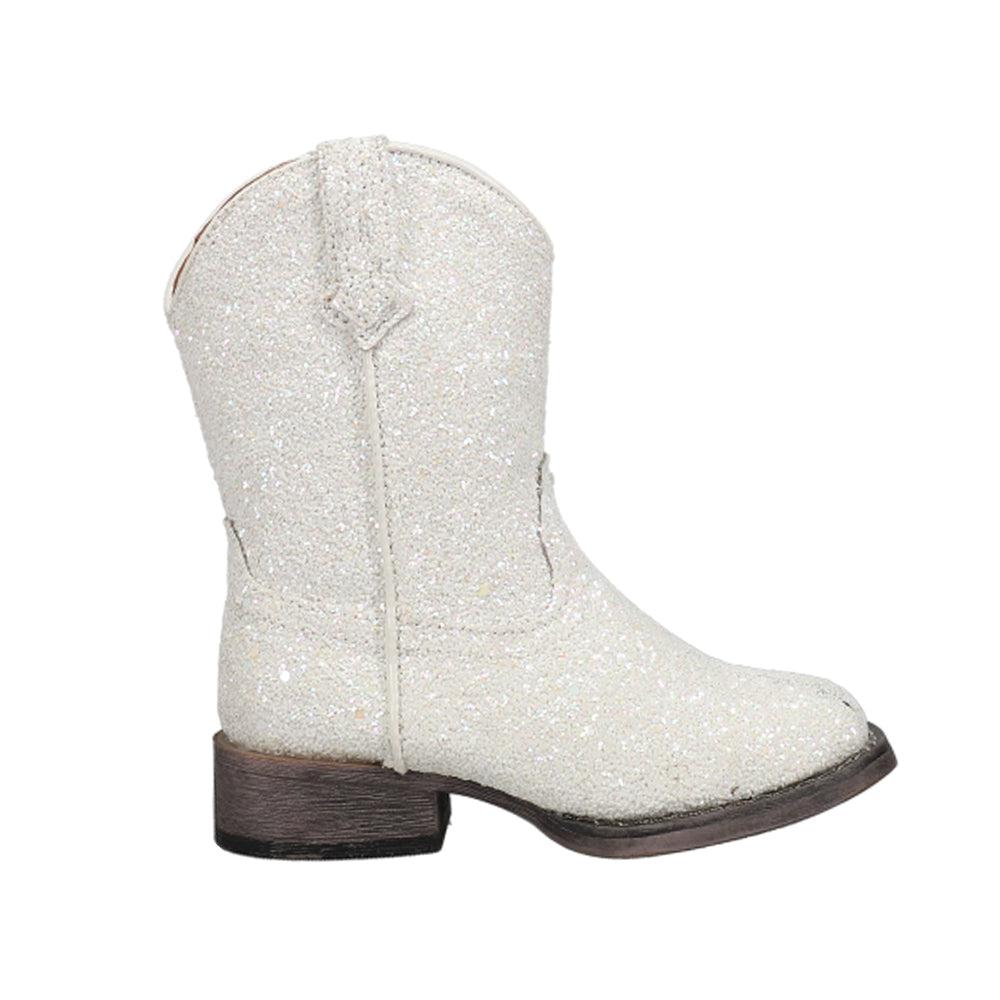 Roper Galore Glitter Square Toe Cowboy Boots (Toddler)