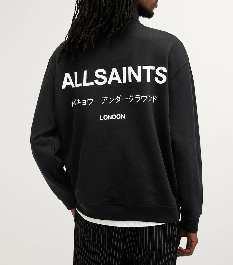 ALL SAINTS Cotton Half-Zip Underground Sweatshirt 5
