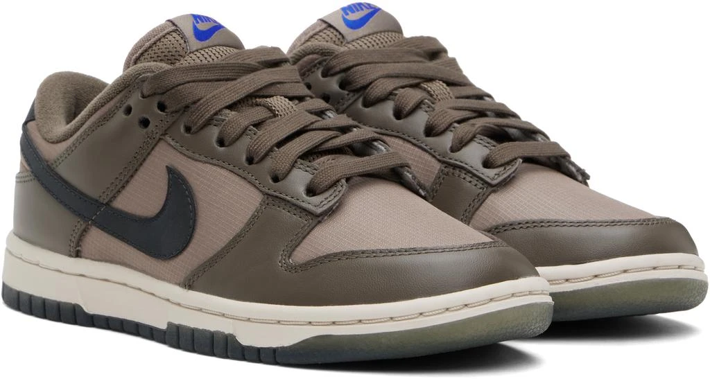 NIKE Brown Dunk Low Sneakers 4