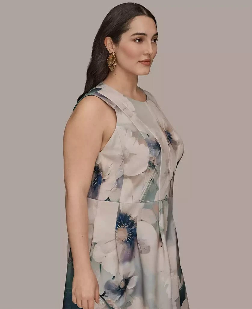 Donna Karan Plus Size Sleeveless Midi Dress 3