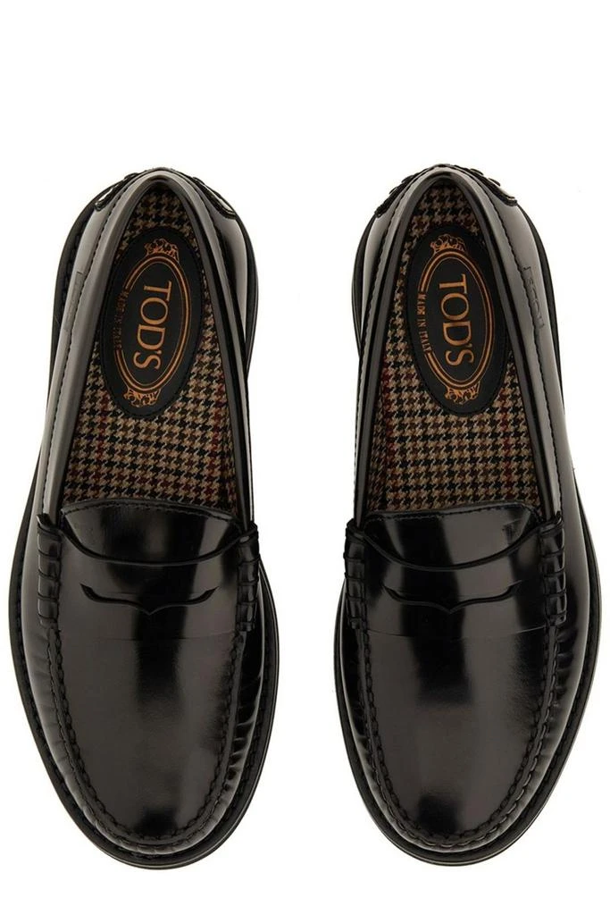 Tod's Tod's Penny-Slot Round-Toe Loafers 5