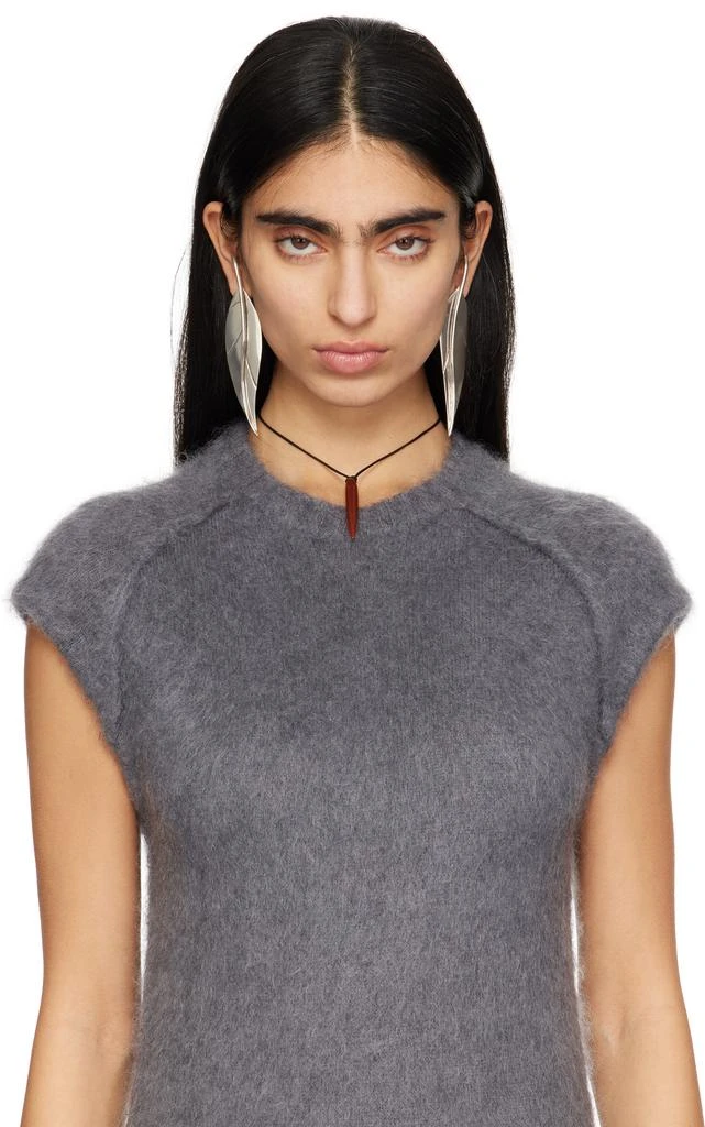 Sophie Buhai Silver Leaf Earrings 3