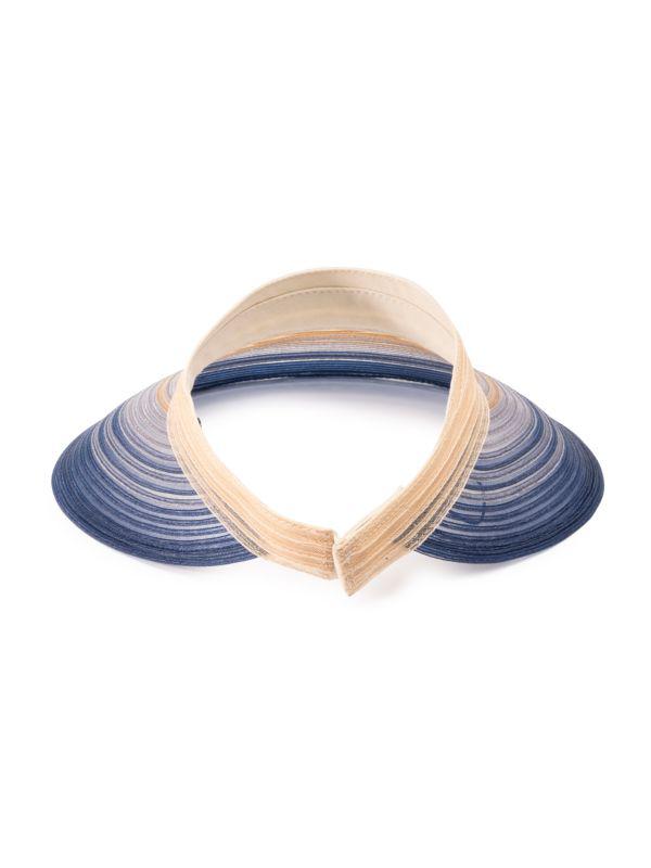 Eugenia Kim Trixie Ombré Packable Horsehair Visor
