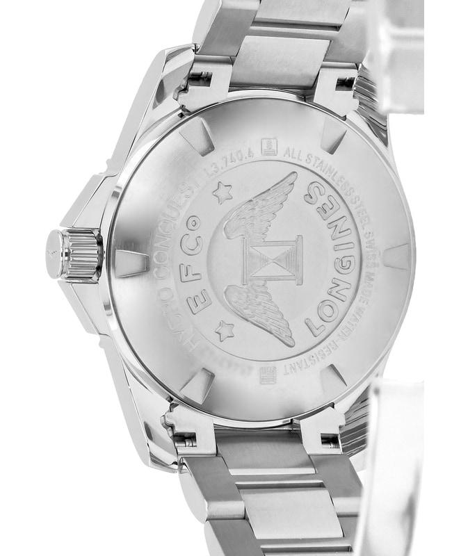 Longines Longines HydroConquest Quartz 41mm Black Dial Stainless Steel Men
s Watch L3.740.4.56.6