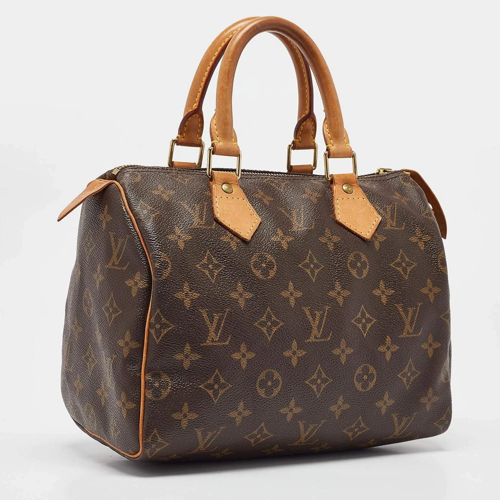 Louis Vuitton Louis Vuitton Monogram Canvas and Leather Speedy 25 Bag 4