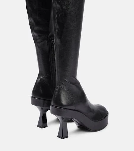 Versace Leather over-the-knee boots 3