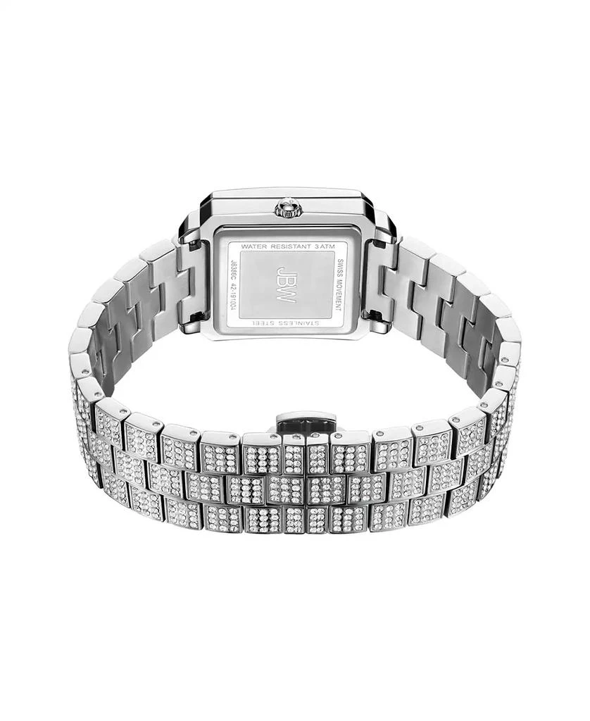 Jbw Women's Cristal Silver-Tone Stainless Steel Watch, 28mm 3