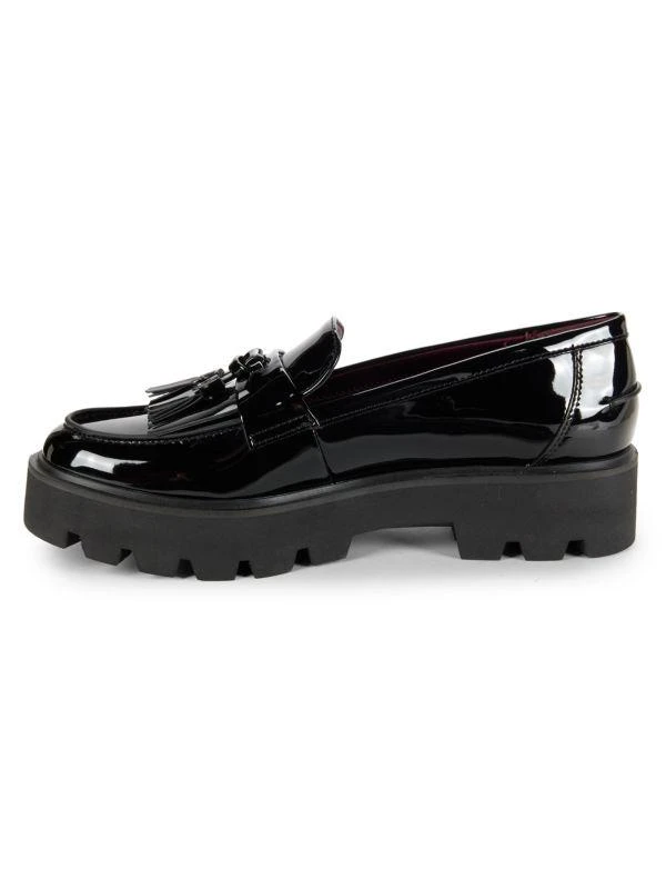 Franco Sarto Bersa Glossy Tassel Loafers 4