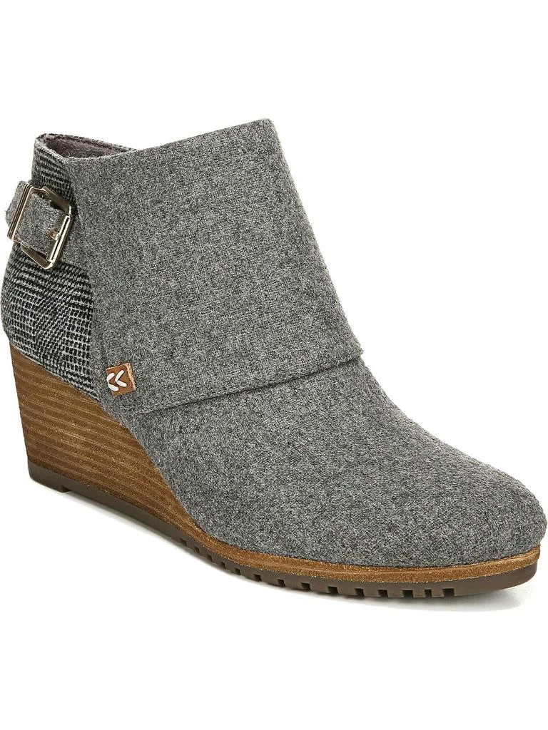 Dr. Scholl's Create Womens Faux Suede Wedges Booties 1