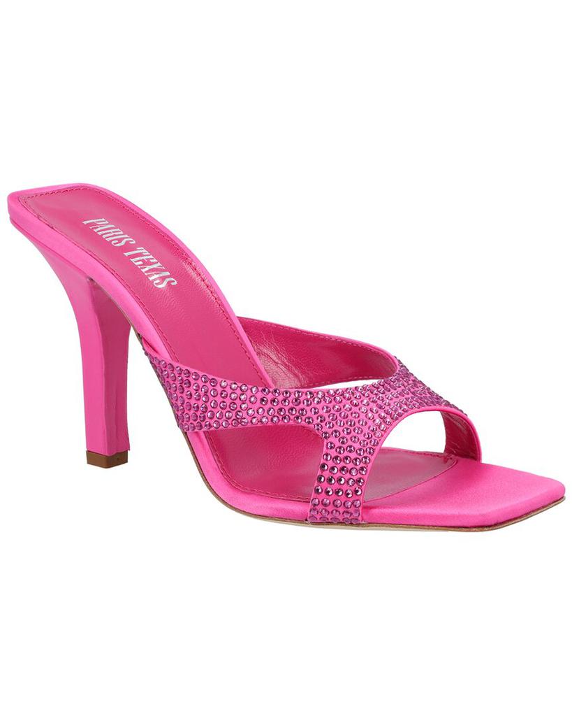 Paris Texas Kate Crystal Leather Mule - pink - EU 36.5