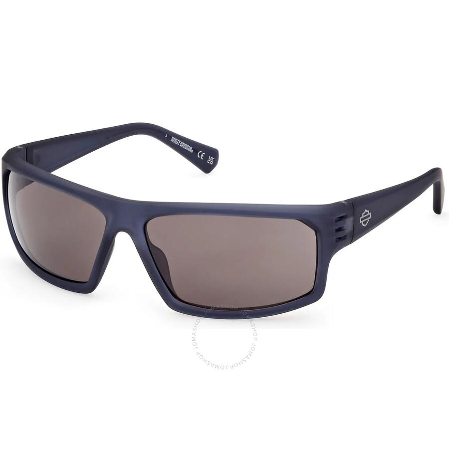 Harley Davidson Polarized Smoke Wrap Men's Sunglasses HD0983X 91D 64