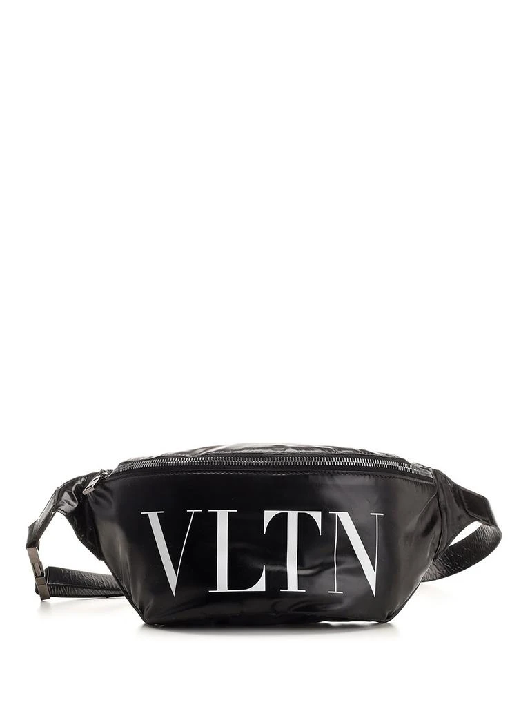 Valentino Valentino Logo Printed Zip-Up Belt Bag