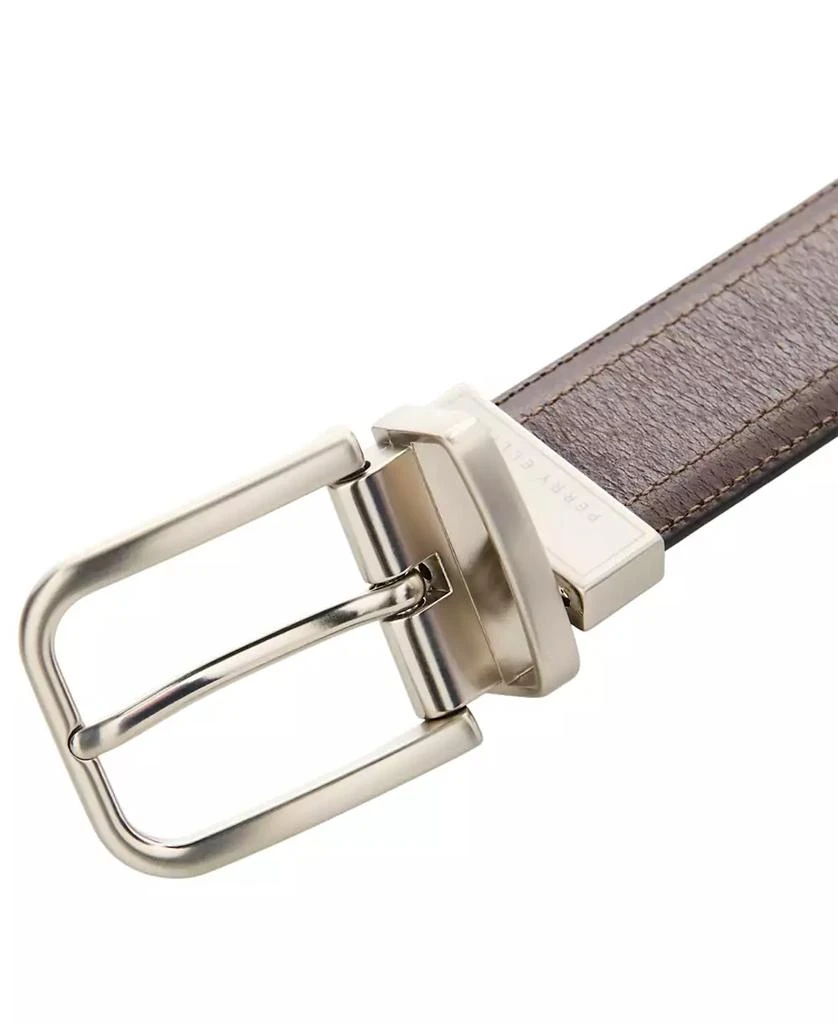 perry ellis portfolio men's leather dress belt Perry Ellis Portfolio Men's Leather Dress Belt Black XL 42 44